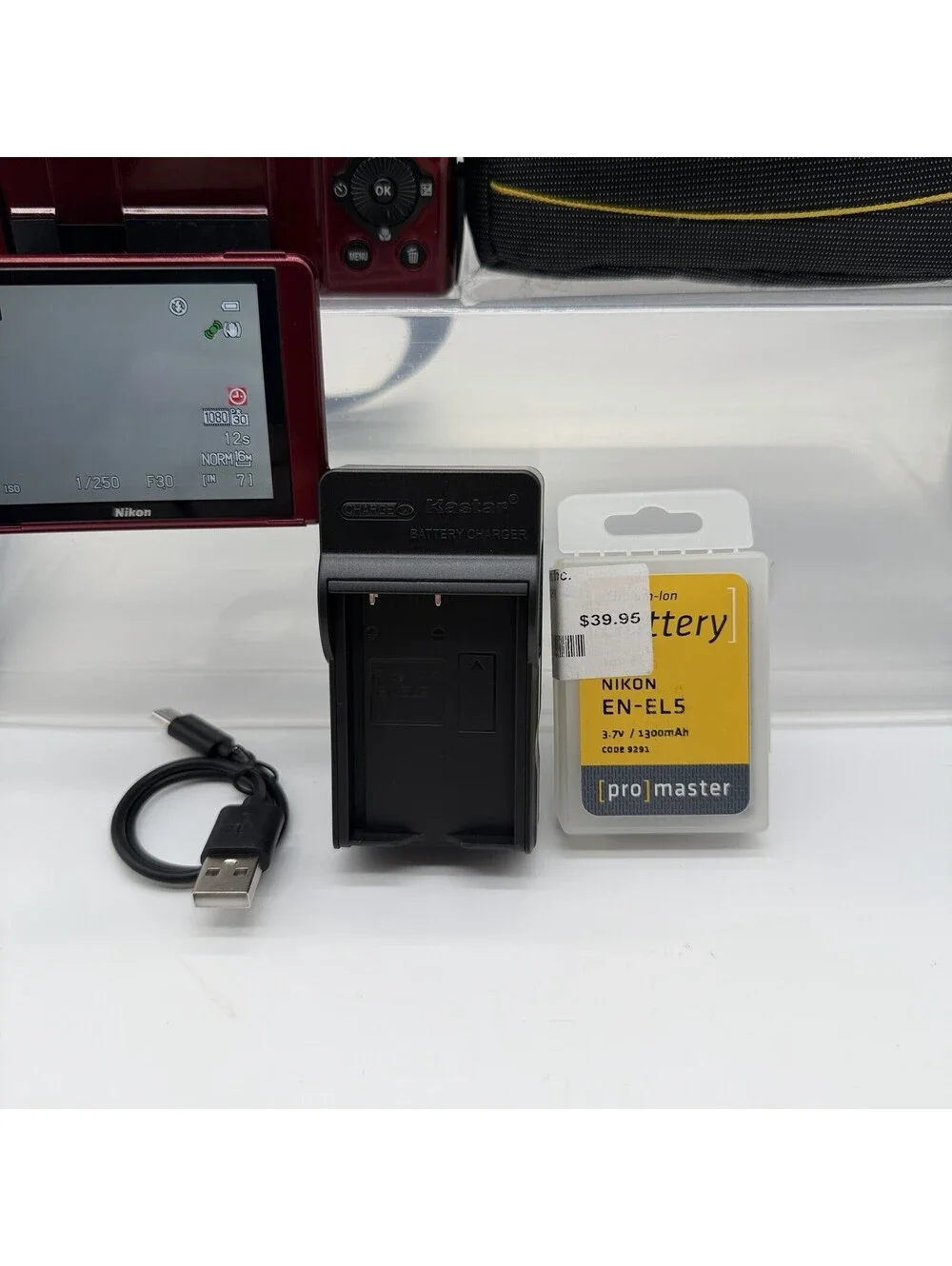 Nikon COOLPIX P510 Bridge Camera 42x Optical Zoom Full HD Built-in Flash/ Red